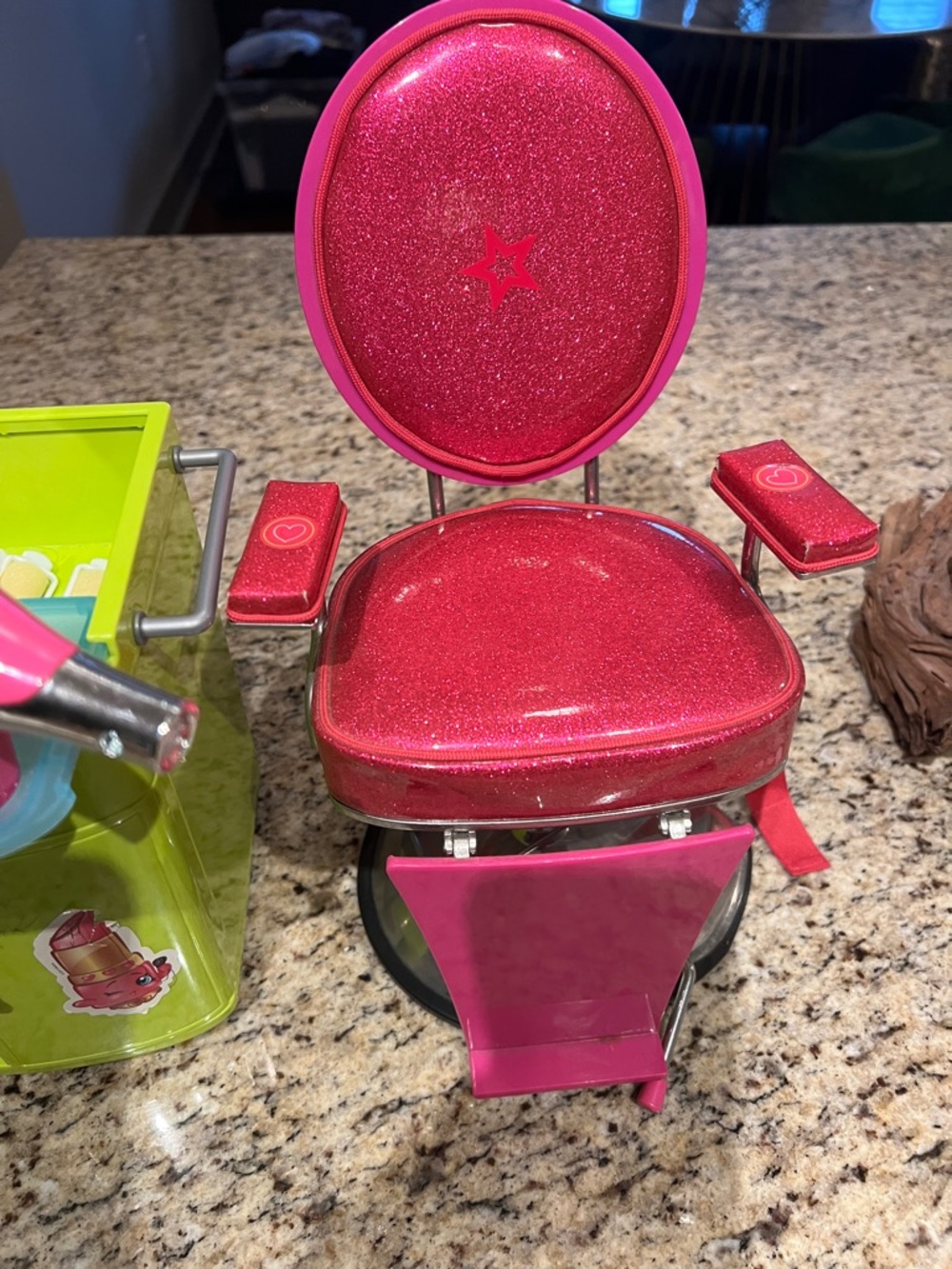 American Girl Dill Salon chair and American Girl Salon Center.